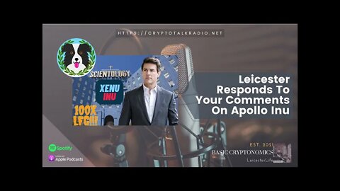 Leicester Responds To Your Comments About Apollo Inu - And Wants A Scientology Crypto