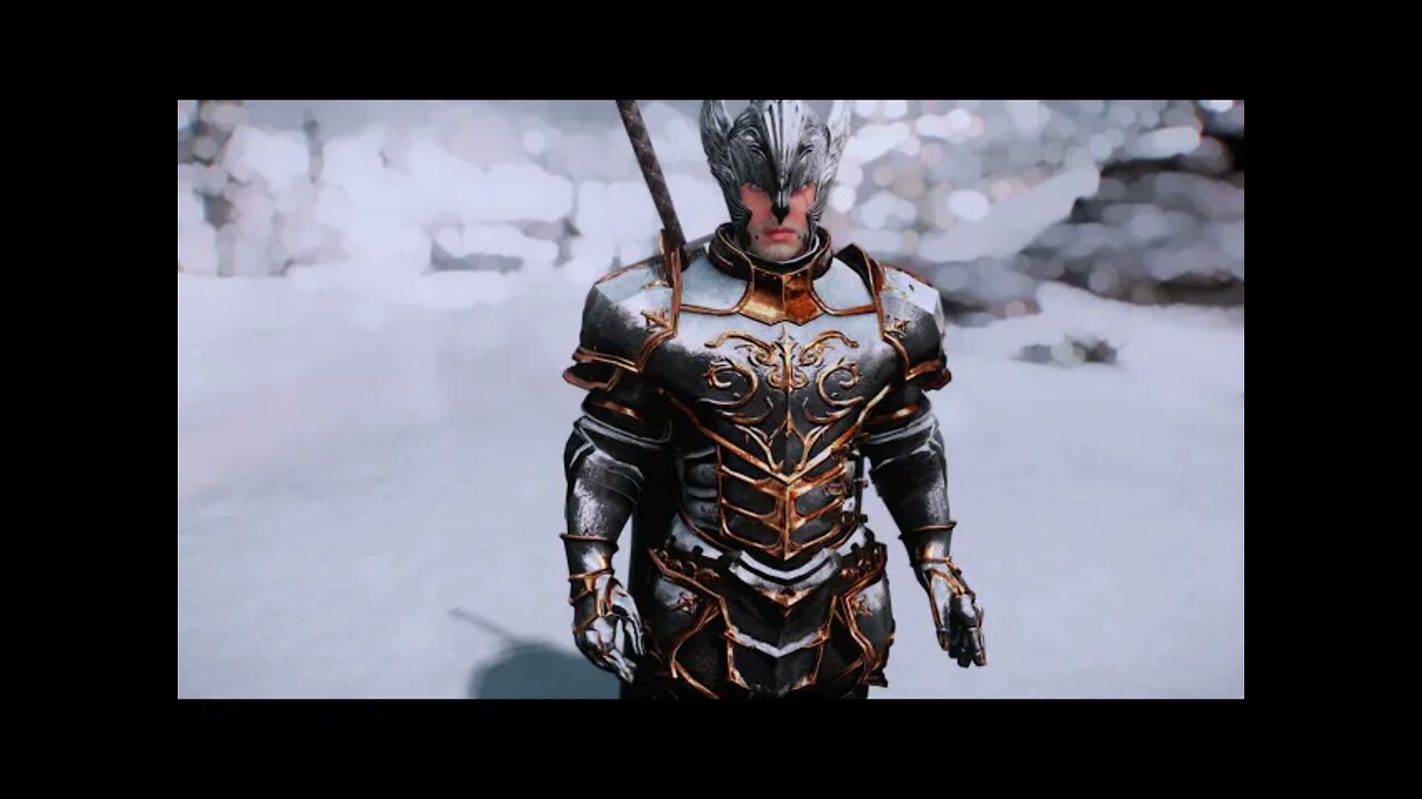 Skyrim Elven Archangel Knight Armor SMP SE