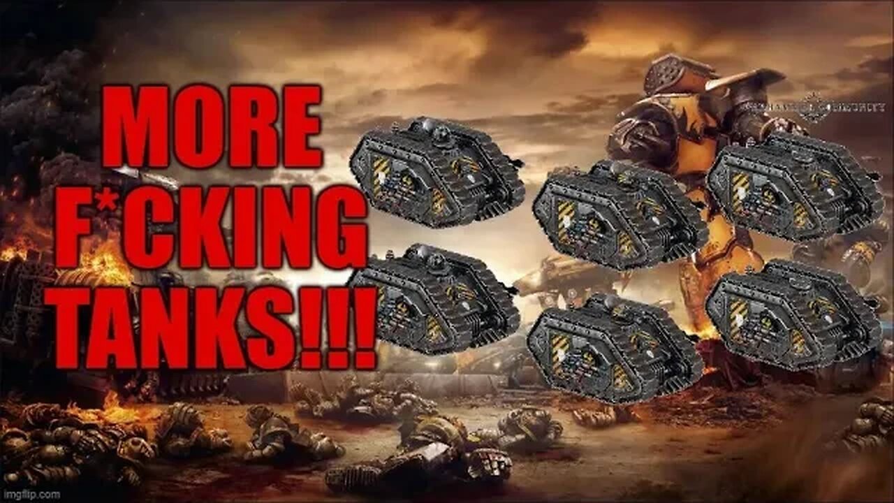 HERESY THURSDAY AND IT IS TANKS AGAIN!!!