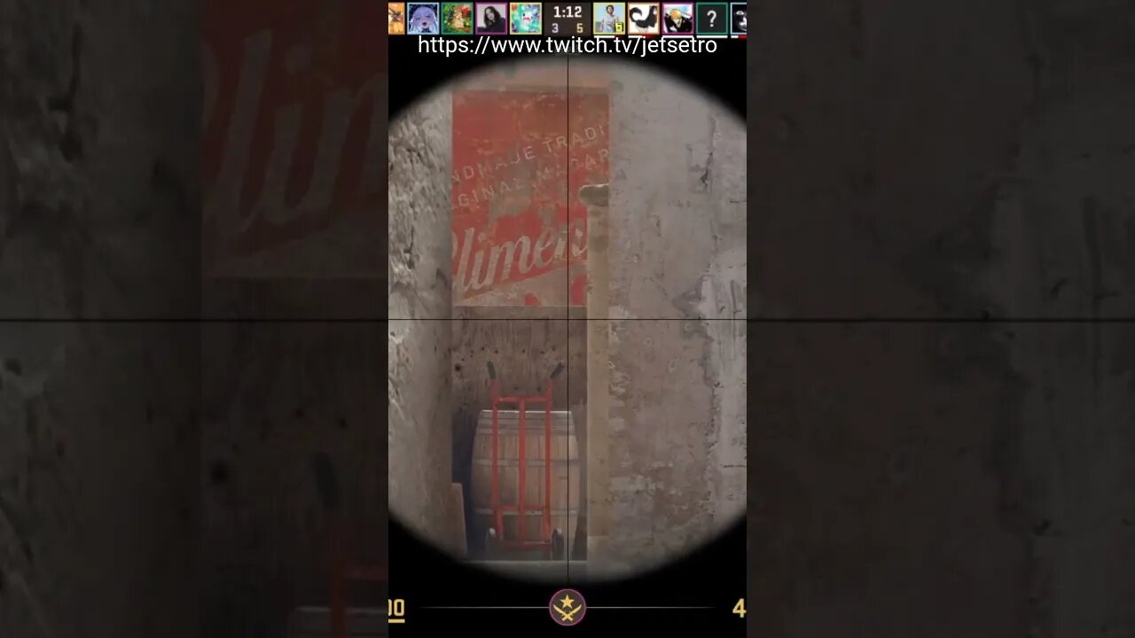 Through the wire #csgo #gaming #ranked