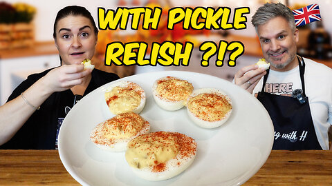 Are Deviled Eggs Better with Pickle Relish ? Is this a Thing ? #food