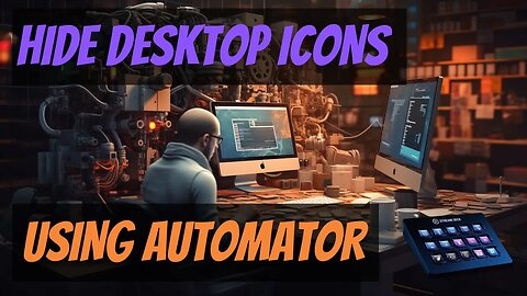 How To Hide Your MAC Desktop Icons using Automator & StreamDeck