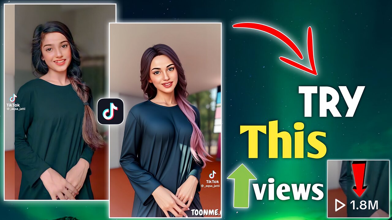 TikTok New Trend normal body convert bodybuilder video tutorial | TikTok New effect 2023