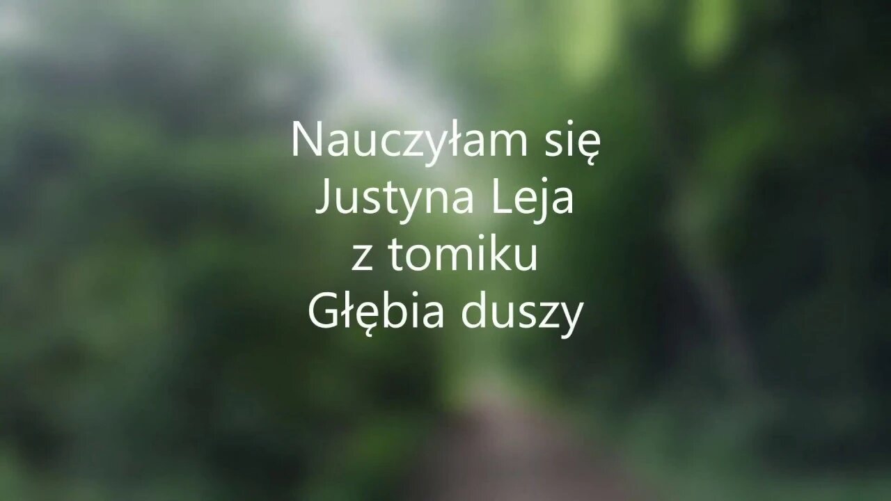 Nauczyłam się - Justyna Leja