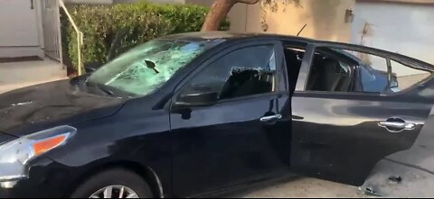 Caught on camera: Las Vegas man attacks woman, toddler with axe