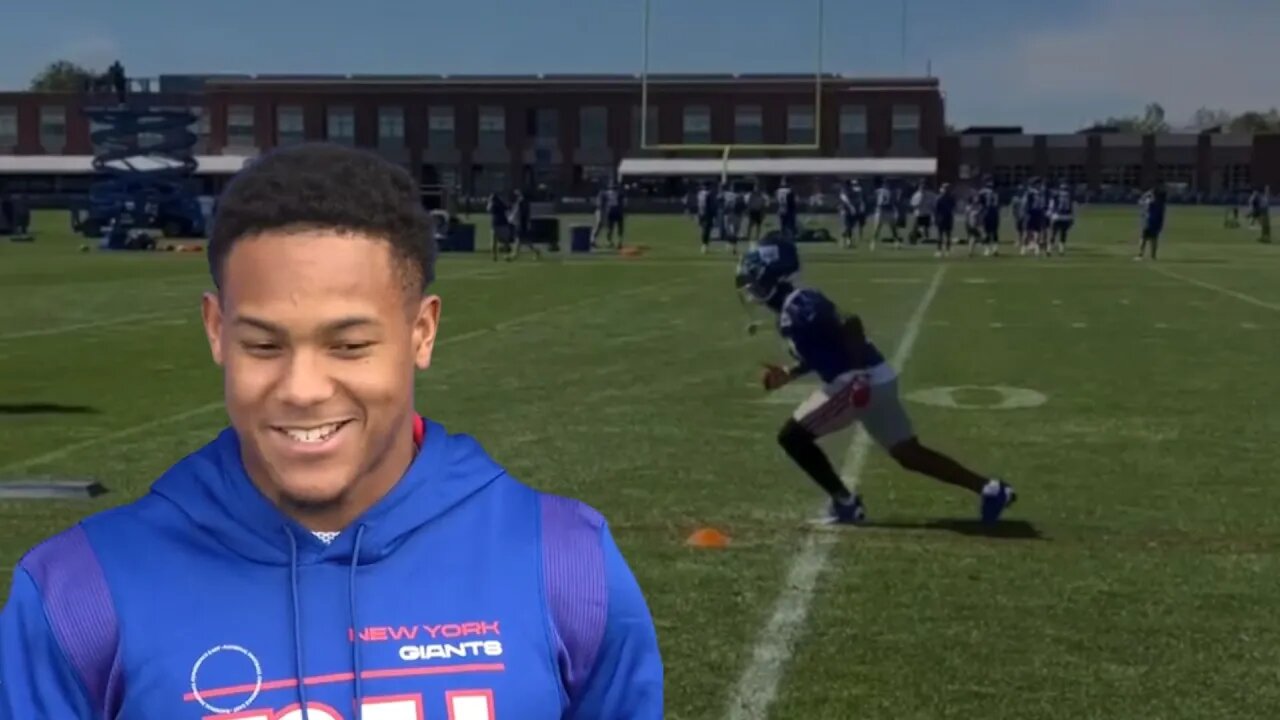 New York Giants Rookie Shows Off Crazy Quick Route Running