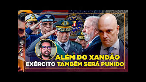 Além do MORAES e outros MINISTROS, o EXÉRCITO também sofrerá PUNIÇÃO dos EUA.