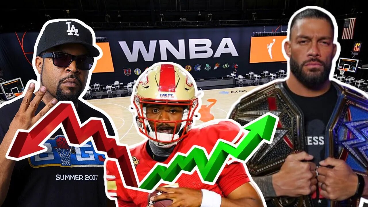 WNBA TV Ratings Are HORRIBLE & Get DESTROYED By The Big 3, USFL, & WWE! MLB Continues To Be BAD!