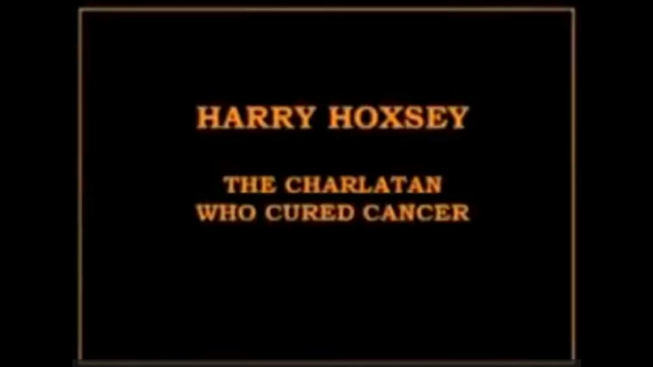 PART 3: Forbidden cancer cures: Harry Hoxsey (Hoxsey therapy)