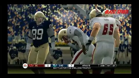 NCAA Football 10 Notre Dame Dynasty Year 1 Week 8 Boston College Vs Notre Dame😳🤔