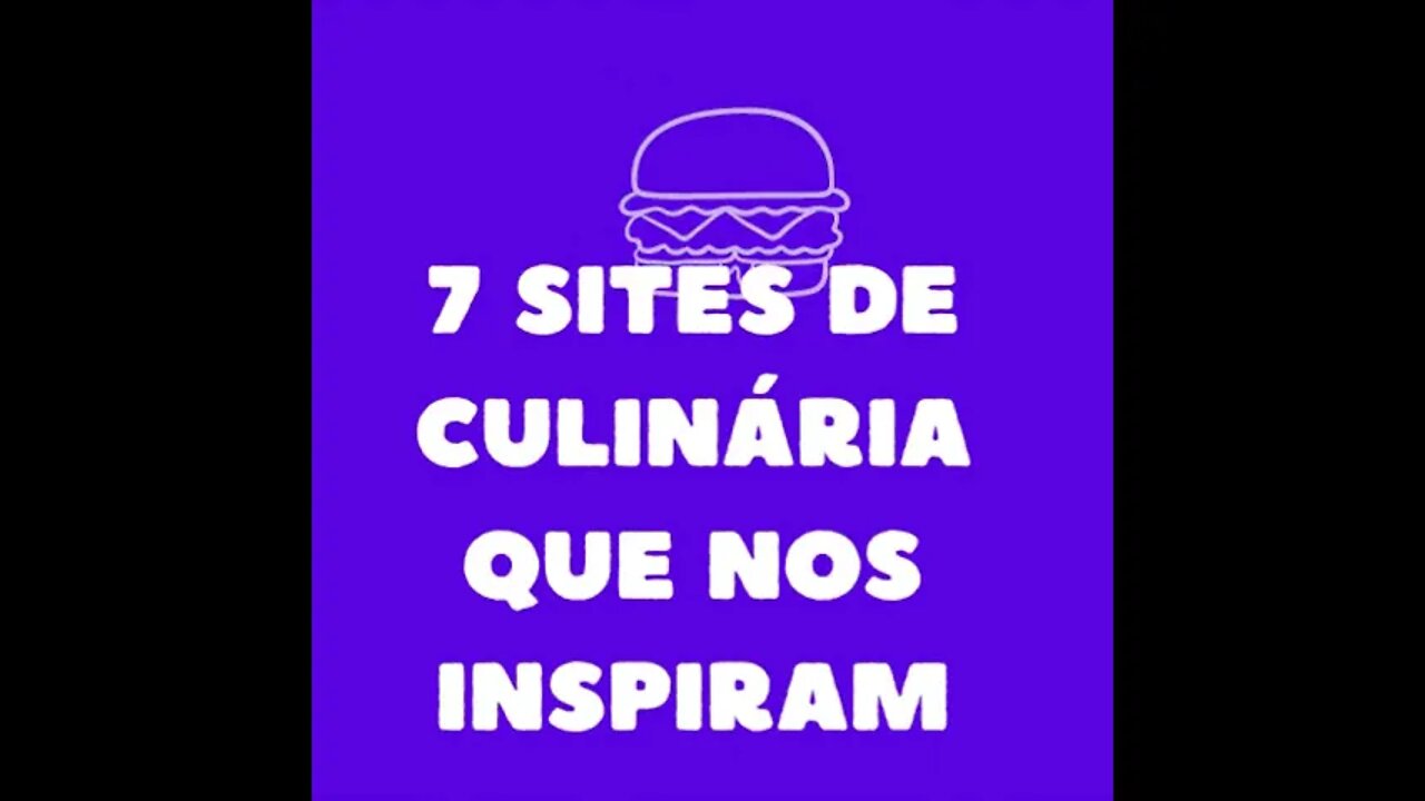 Logo Hambúrguer 7 sites de culinária que nos inspiram #shorts