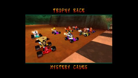 Crash Team Racing (PlayStation): Trophy Race - Mystery Caves