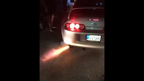 Toyota supra MK4 exhaust screaming