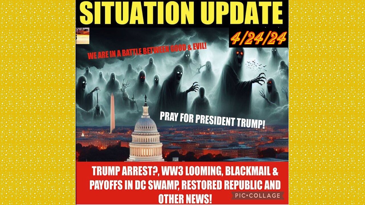 SITUATION UPDATE 4/24/24 - Is This The Start Of WW3?! Iran Attacks Israel, Gcr/Judy Byington Update