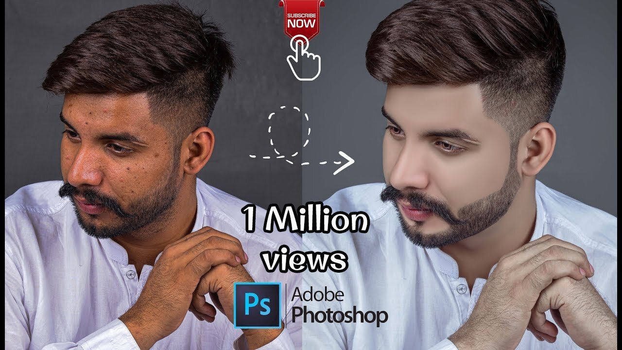 Advance Photo Editing Skin Retouching in Photoshop with Best editing