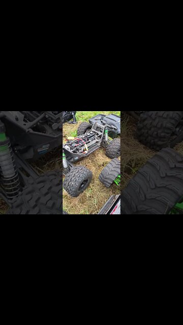 Stock VS Louise Tyres ... JUMPING AROUND #xmaxx #traxxas