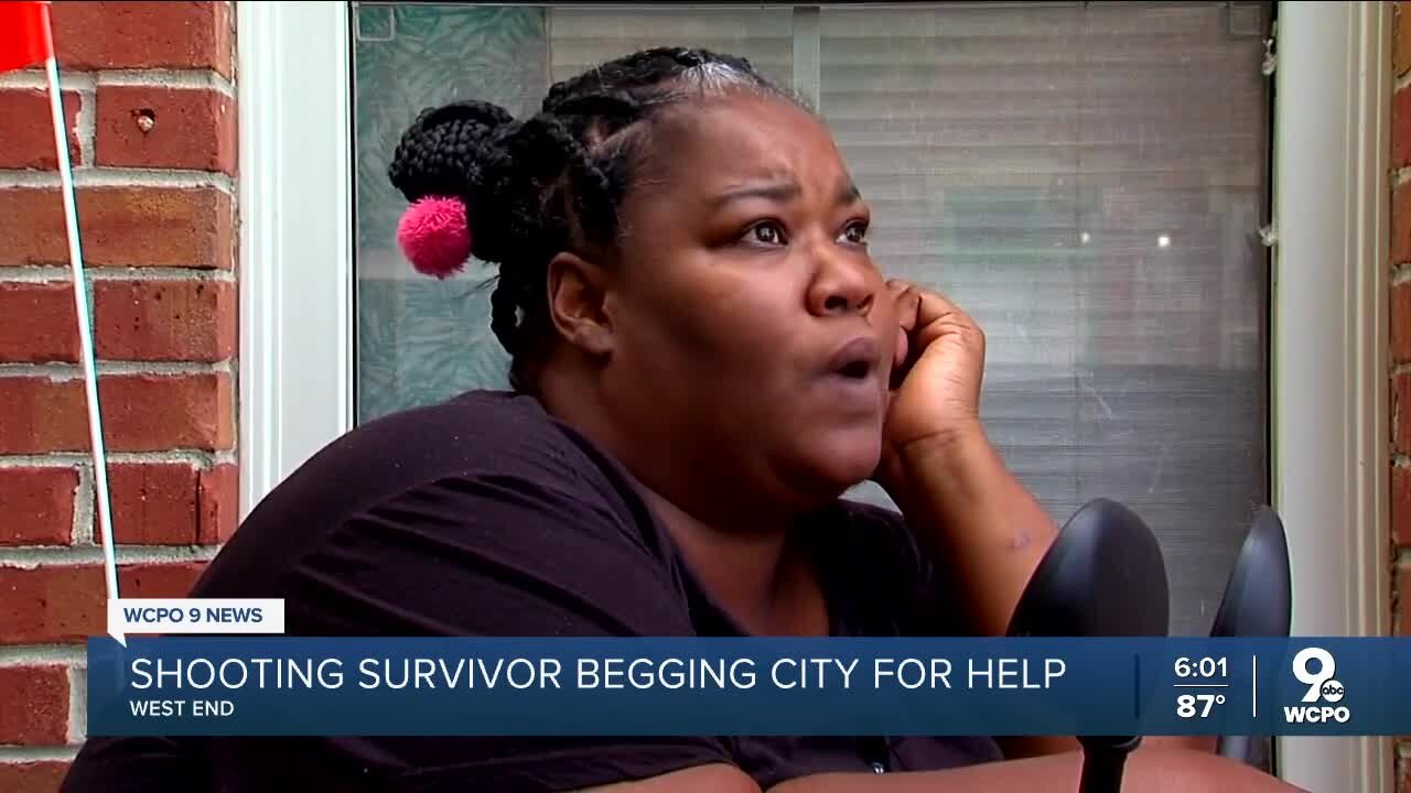 West End shooting survivor begs Cincinnati leaders for help