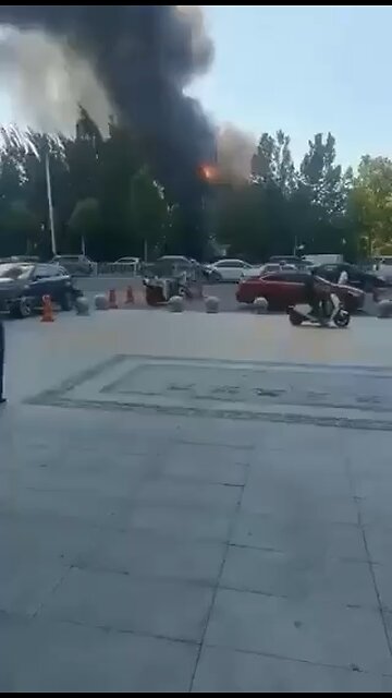 A strong explosion occurred in the Chinese city of Jiaxing