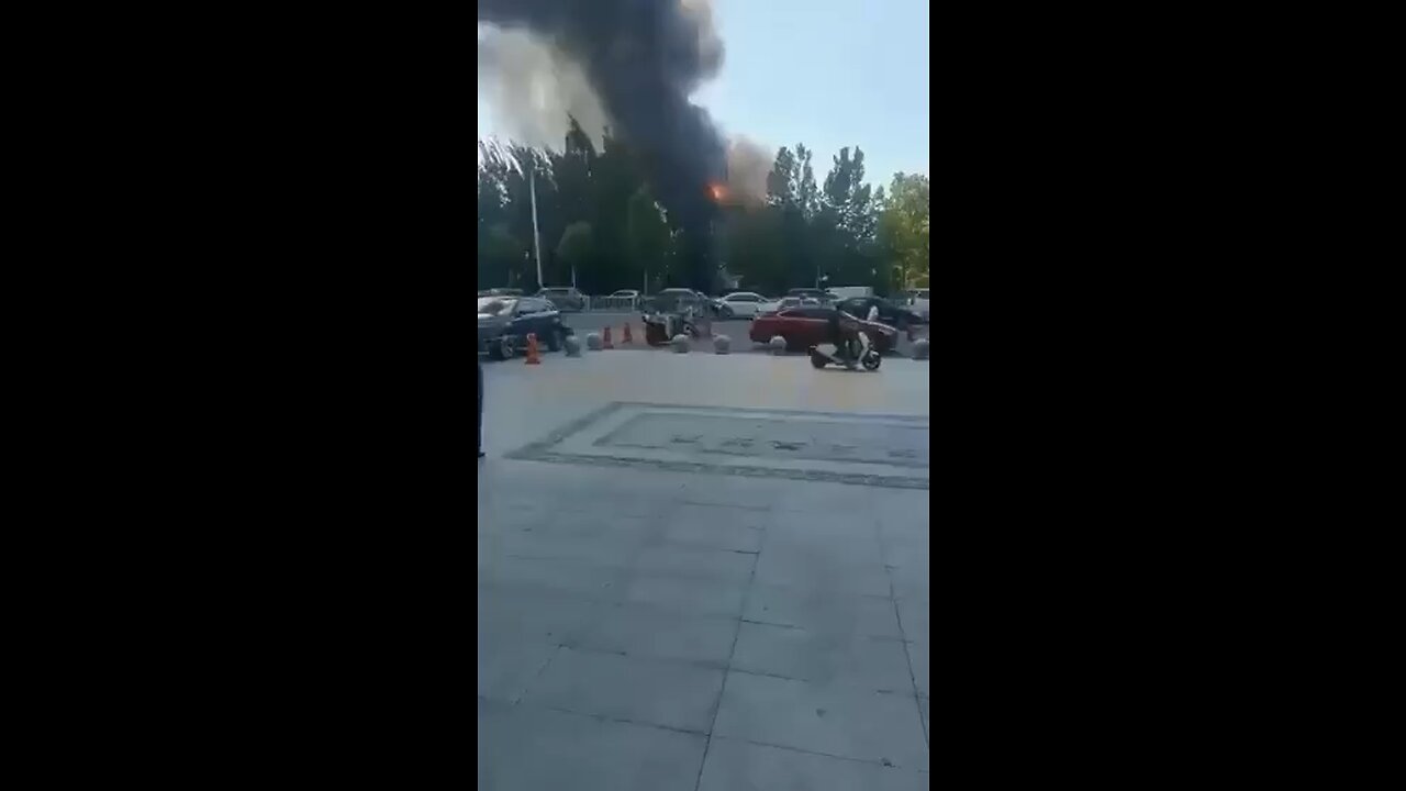 A strong explosion occurred in the Chinese city of Jiaxing