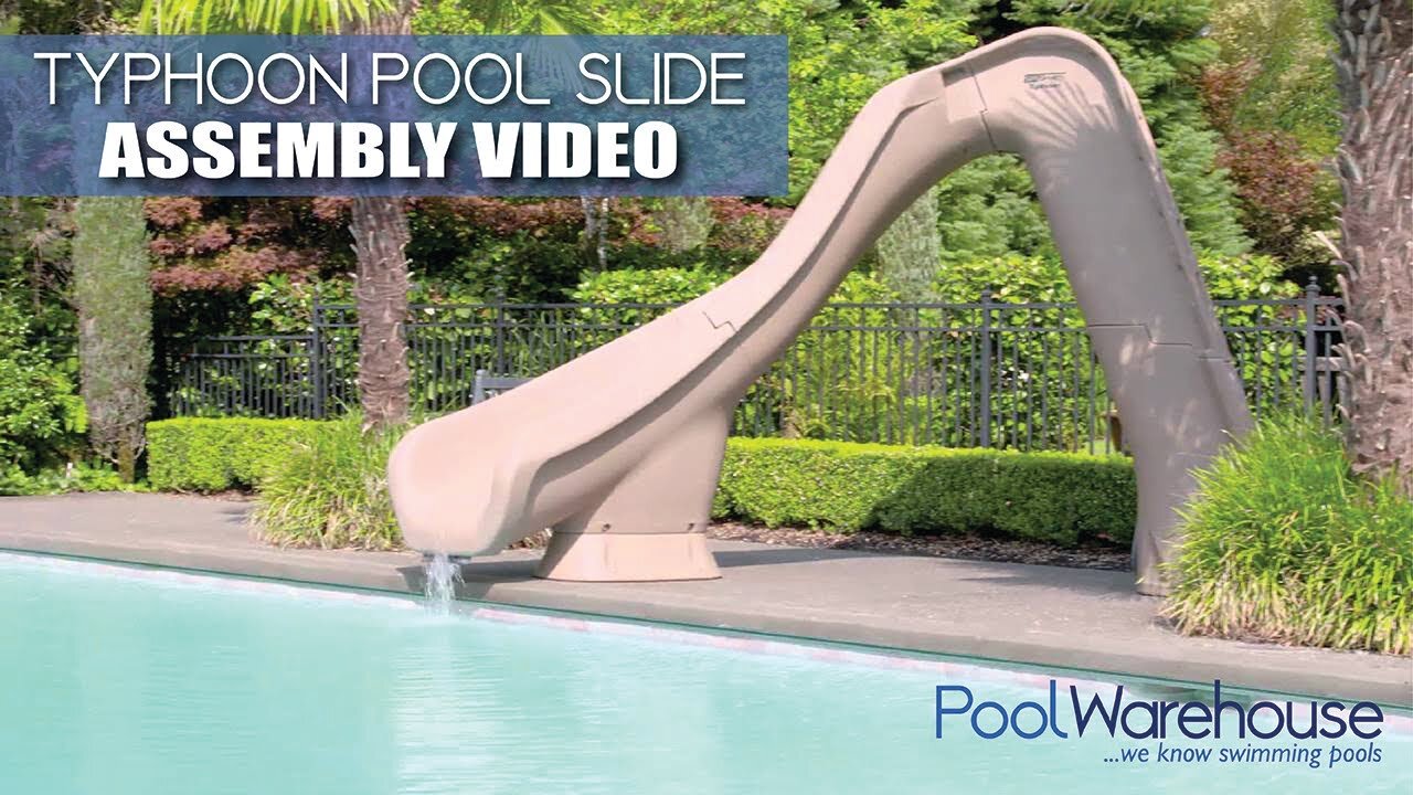 Typhoon Swimming Pool Slide Assembly Video by SR Smith