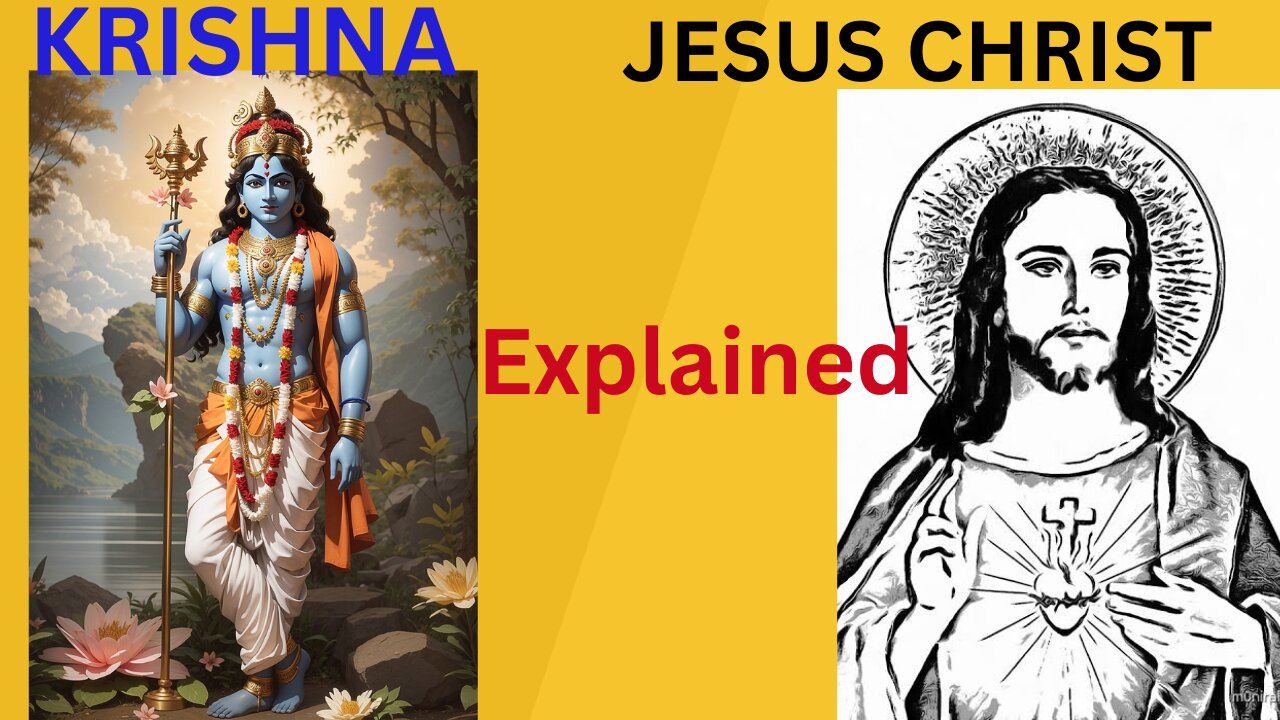 JESUS,KRISHNA EXPLAINED [ROYALTY,BIRTH,ABLUTION,TRANSFIGURATION]ANCIENT RELIGIOUS MYSTERY.PEAK93