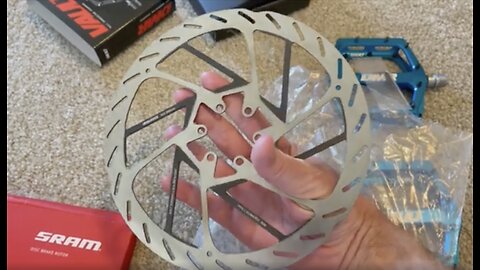 Vault Pedals & SRAM Dinner Plates (Brake Rotors) with more beef