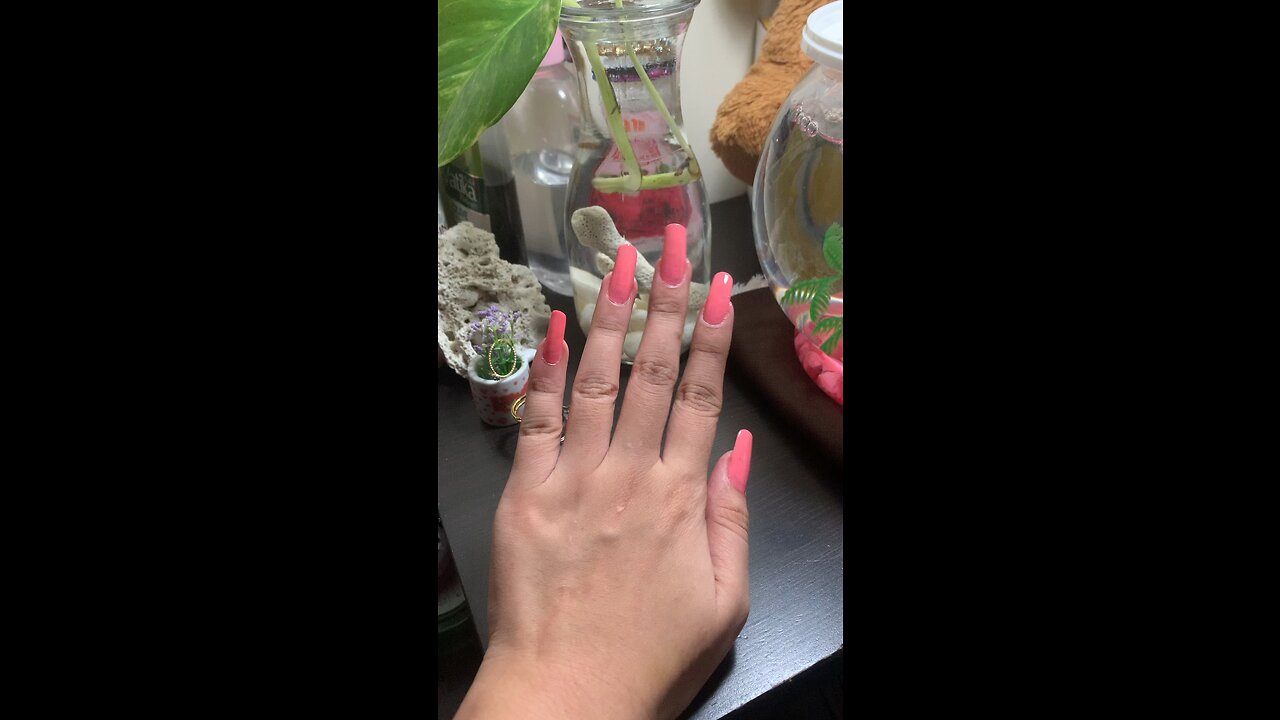 Simple barbie nails