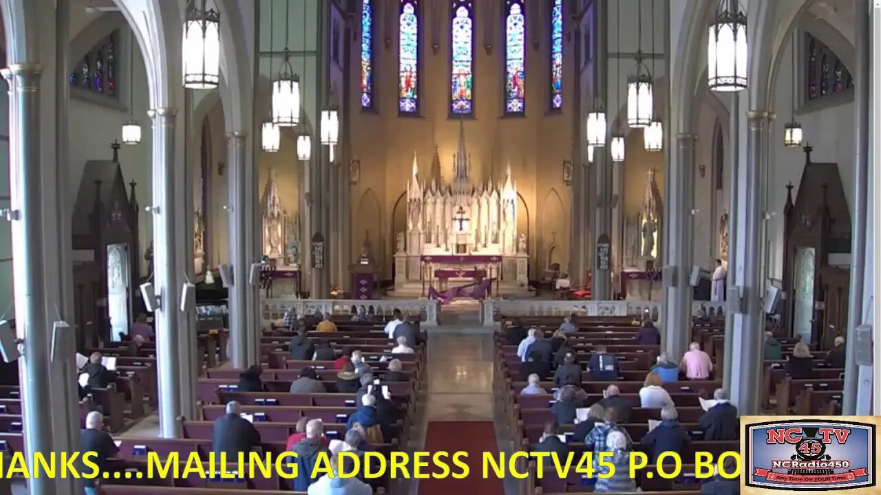 NCTV45 CATHOLIC MASS HOLY SPIRIT PARISH (ST MARY'S) NOON FRIDAY APRIL 1 2022