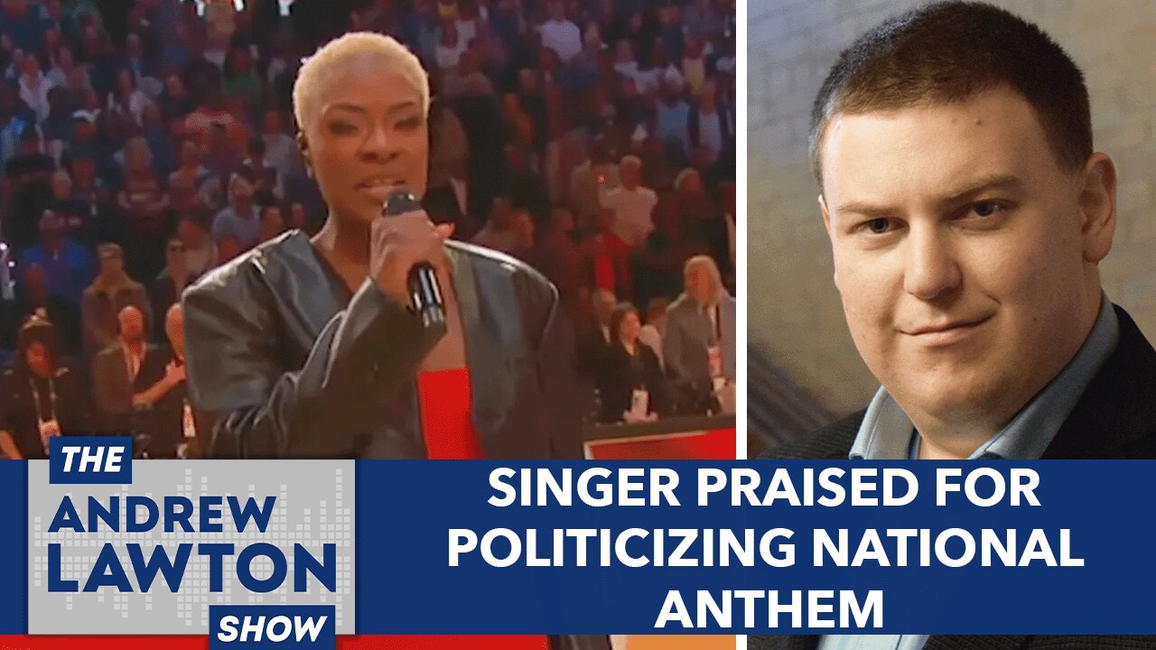 Singer praised for politicizing national anthem