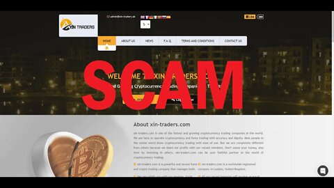 Xin-traders.com is a SCAM crypto market!