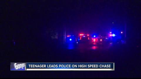 15-year-old girl leads officers on high speed chase