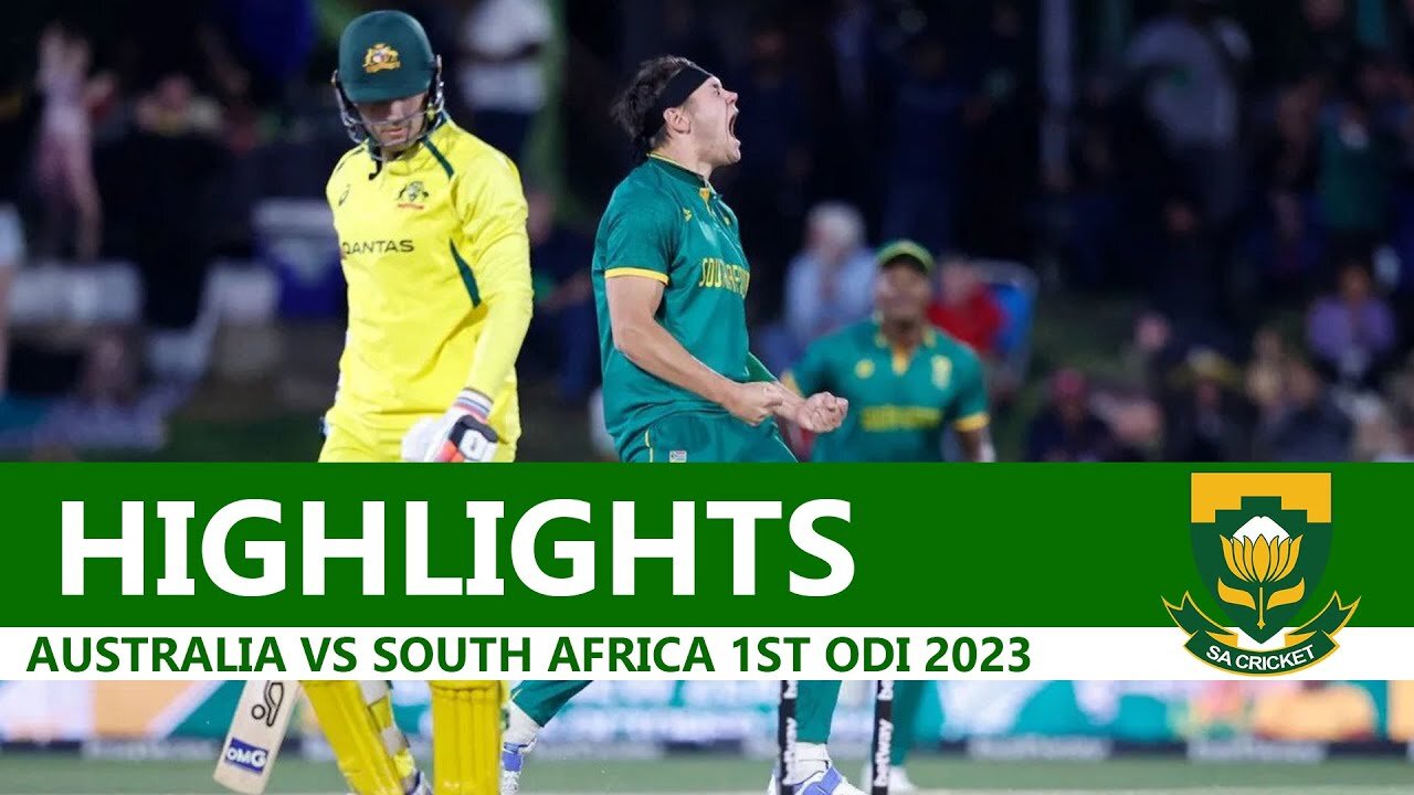 AUSTRALIA VS SOUTH AFRICA 1ST ODI HIGHLIGHTS 2023 | SA VS AUS