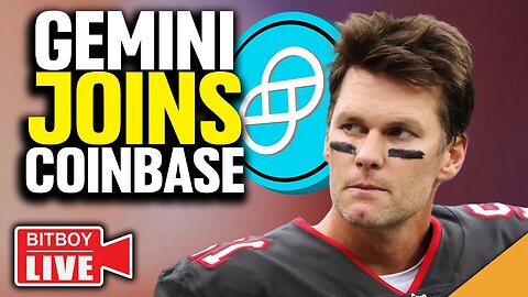 Tom Brady STILL BULLISH on Crypto! (Gemini Joins Coinbase in US Exodus)