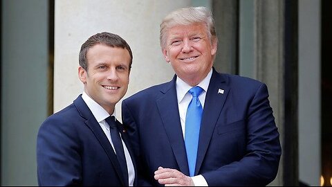 President Trump‘s motorcade in Paris last night