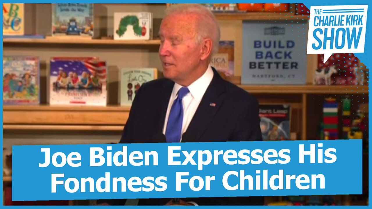 Joe Biden Expresses His Fondness For Children