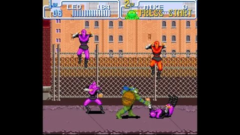 Teenage Mutant Ninja Turtles: Turtles in Time SNES Hard Mode