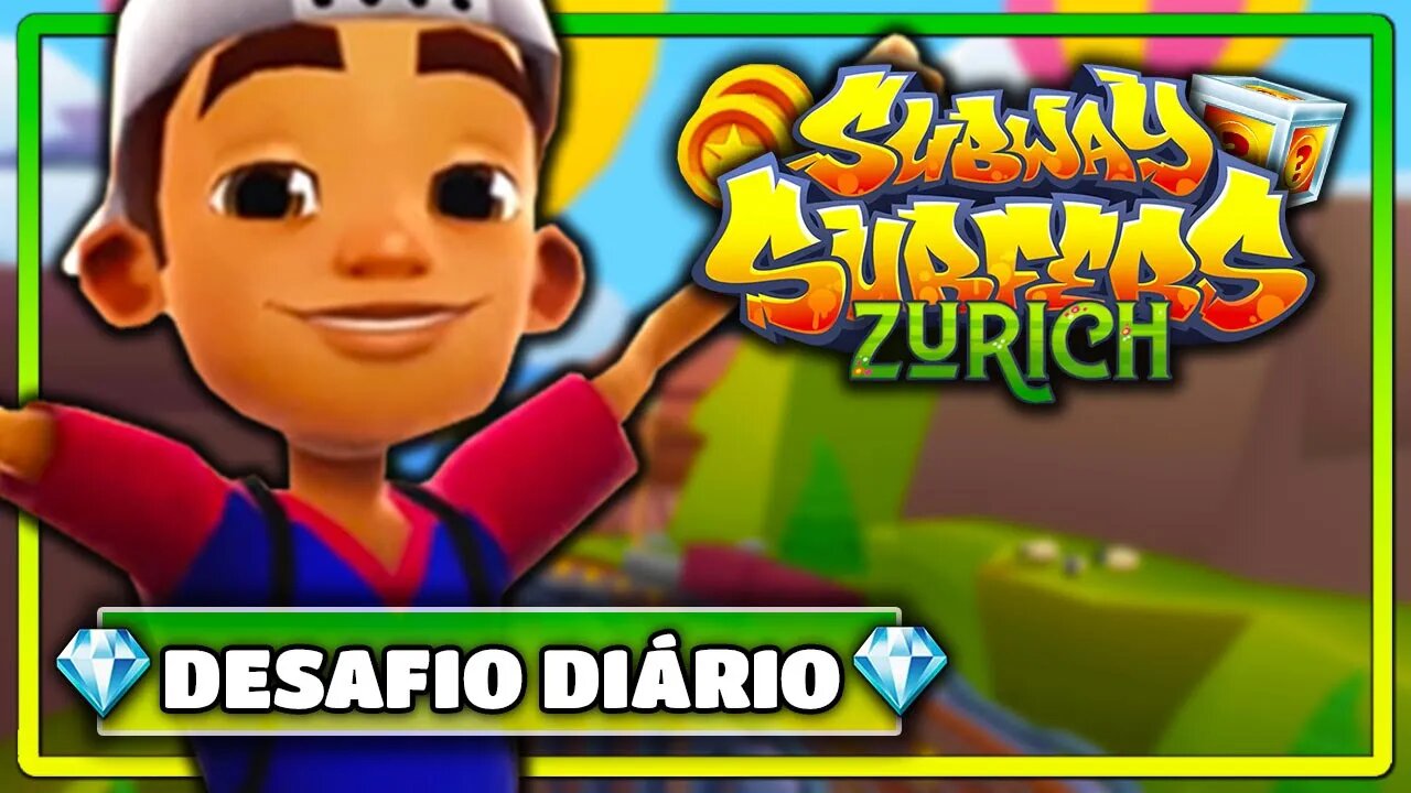 Subway Surfers Zurich 2020 | Desafio Diário com o Diego