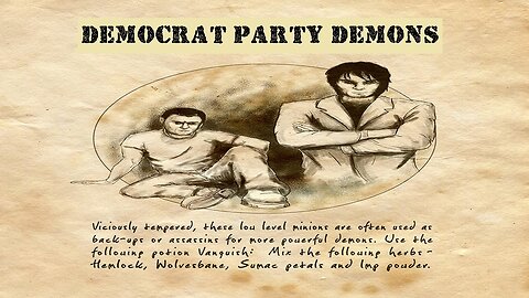DEMOCRAT PARTY DEMONS