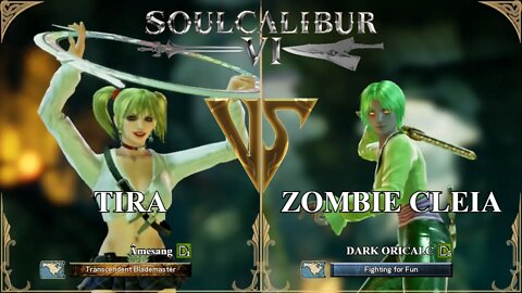 Tira (Âmesang) VS Zombie Cleia (DARK ORICALC) (SoulCalibur™ VI: Online)