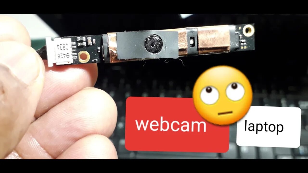 Broken laptop camera repurposed and used as webcams via usb cable (as seen on youtube)