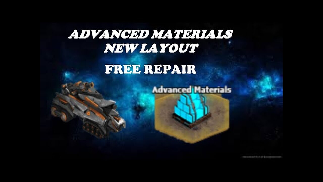 War Commander - New Layout - Advanced Materials - FREE REPAIR