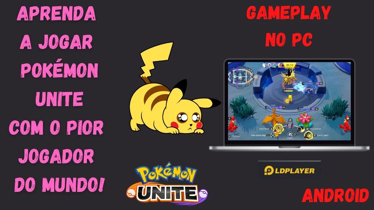 COMO JOGAR RANQUEADA SOLOQ POKÉMON UNITE NO COMPUTADOR