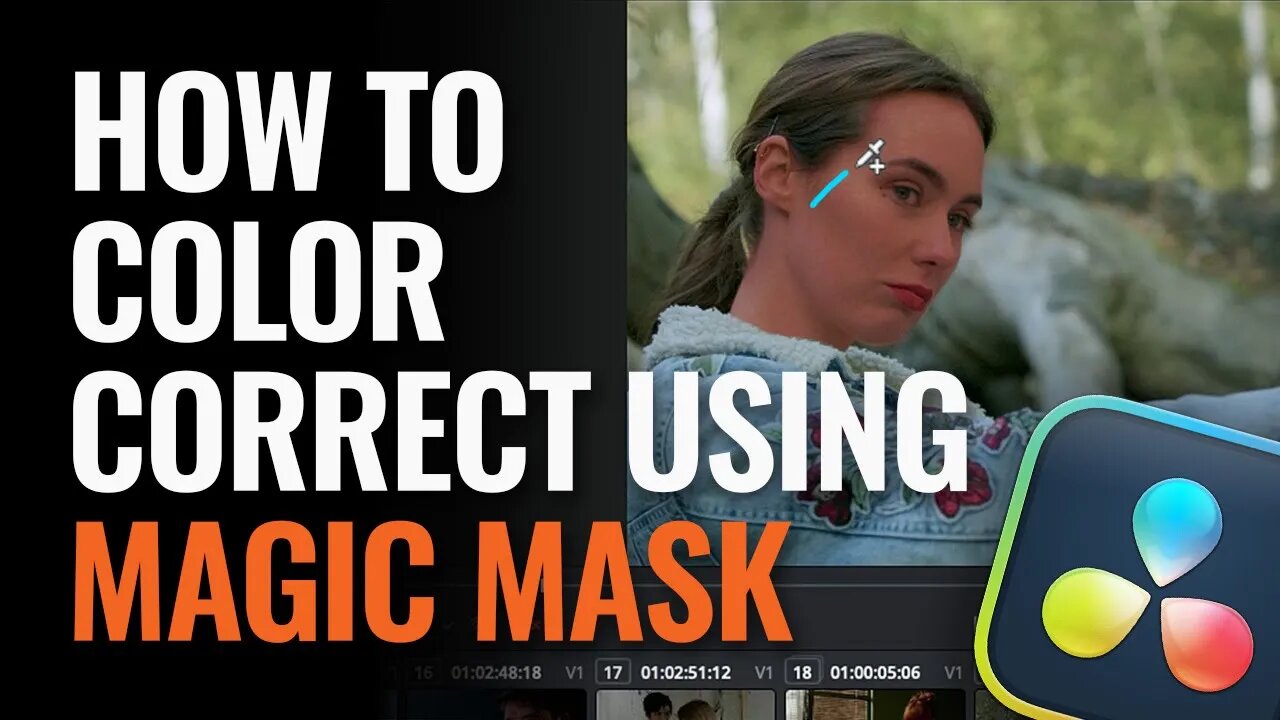 DaVinci Resolve 18: How to Color Correct Using Magic Mask