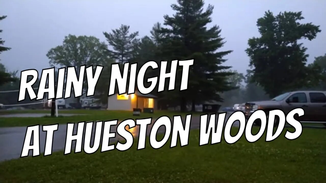 A rainy night at Hueston woods