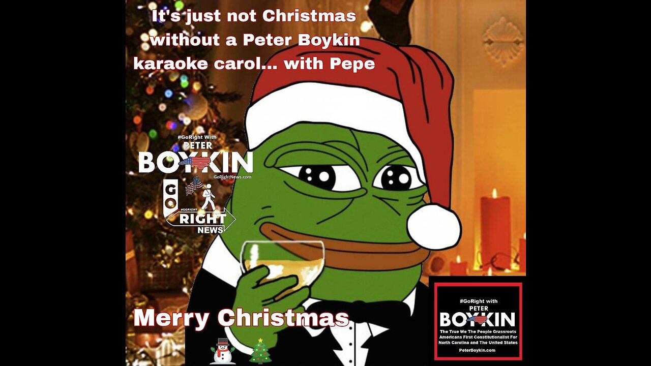 Peter Boykin Karaoke Carol... with Pepe and Pete!