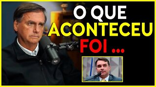 BOLSONARO RESPONDE SE INTERFIRIU NA INVESTIGAÇÃO DO FILHO | Aquele Corte