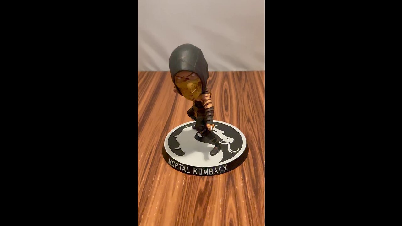 Mortal Kombat 6" X Bloody Scorpion Bobblehead Figure Mezco 2015