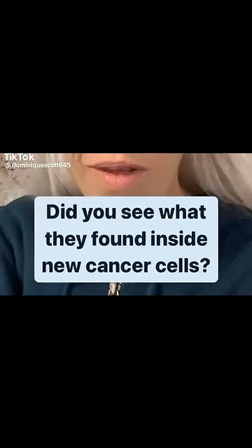 Did you see what they found in the cancer cells?