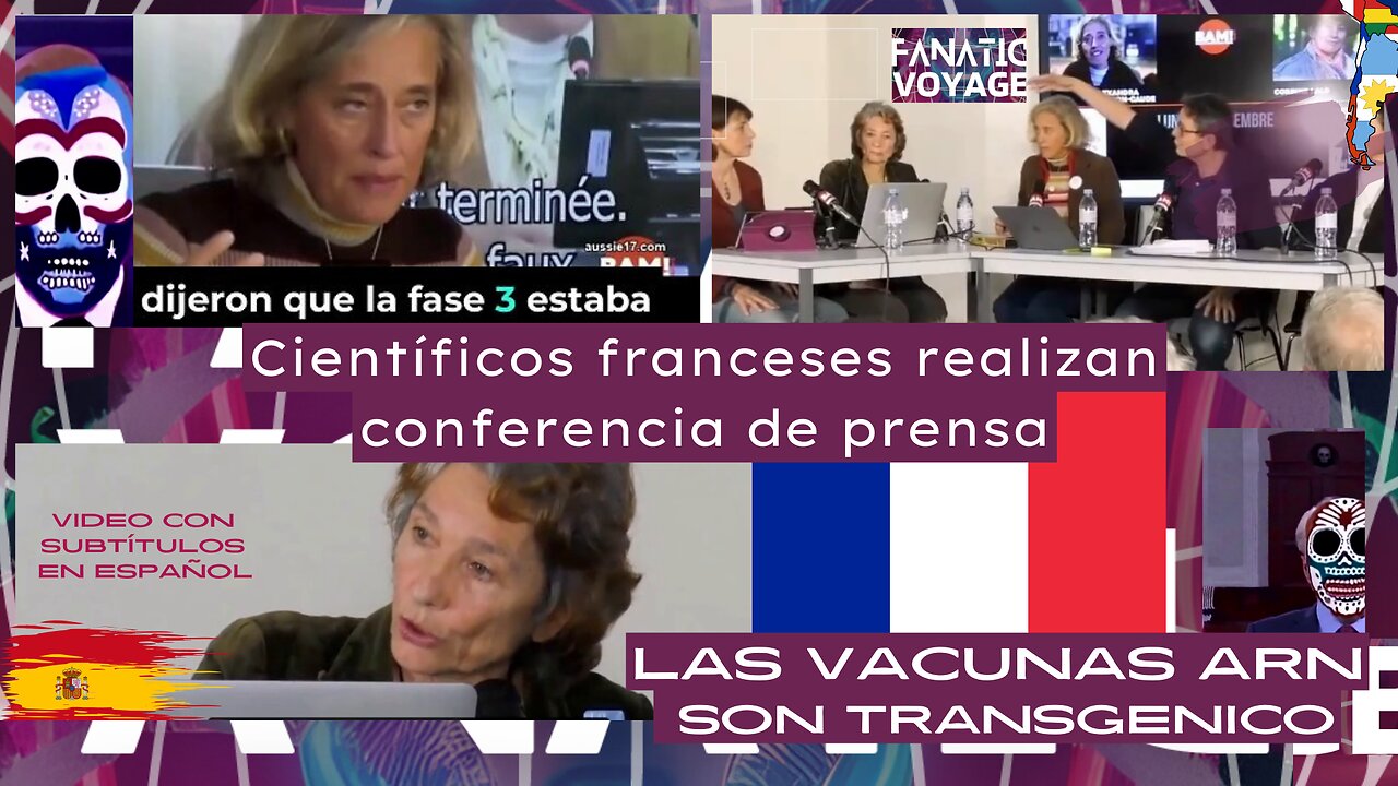 Profesor Francés de Genética y Periodista de Investigación Una Conferencia de Prensa Sobre la Vacuna