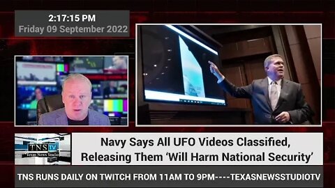 Navy Says All UFO Videos Classified, Releasing Them ‘Will Harm National Security’